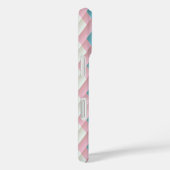 Benutzerdefiniertes rosa Zickzack Muster für Monog Case-Mate iPhone Hülle (Rückseite / Rechts)