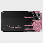 Benutzerdefiniertes Rose-Gold-handgeschriebenes BU iPhone Hülle (Rückseite (Horizontal))