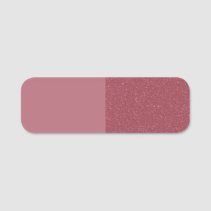 Benutzerdefiniertes Roségold-Dual-Texture-Etikett Namensschild