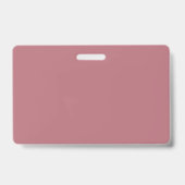 Benutzerdefiniertes roségold PVC-Abzeichen Ausweis (Rückseite)