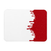 Benutzerdefiniertes rotes Druckmagazin - Fett und Magnet (Horizontal)