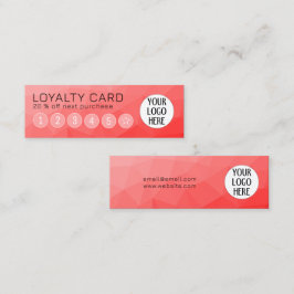 Benutzerdefiniertes rotes Gradient Geometric Mesh  Treuekarte