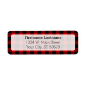 Benutzerdefiniertes rotes Schwarzes Land Karo Kari (Vorne)