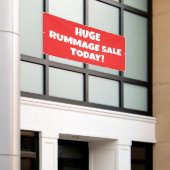Benutzerdefiniertes rotes Trödelverkaufsbanner Banner (Äußeres Gebäude)