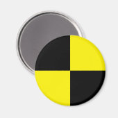 Benutzerdefiniertes rotes verbotenes Zeichen Kühls Magnet (Vorderseite/Rückseite)