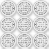Benutzerdefiniertes Round-Business-Logo Aufkleber (Vorderseite)