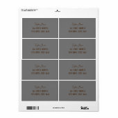 Benutzerdefiniertes Rücksendekennzeichen (Vorne)