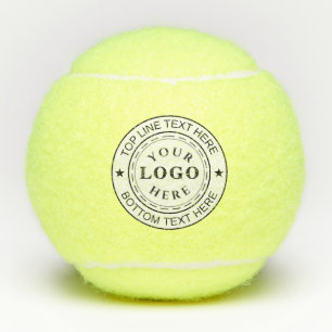Benutzerdefiniertes rundes Logo-Text-Branding-Tenn Tennisbälle