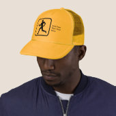 Benutzerdefiniertes Runner-Logo Truckerkappe (Beispiel)