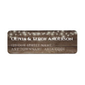 Benutzerdefiniertes Rustic Woods Lights-Event-Adre (Vorne)