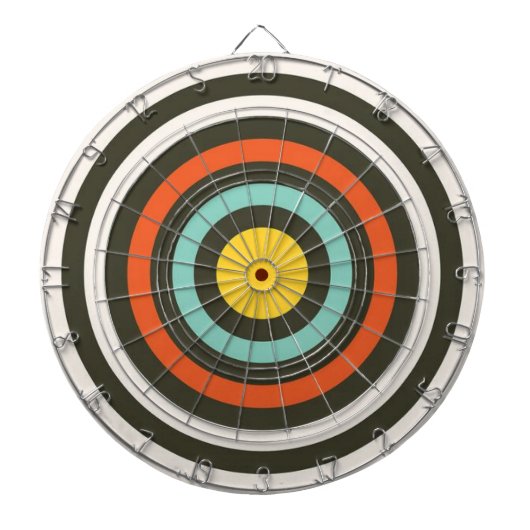 Benutzerdefiniertes Rustikales Dartboard Dartscheibe (vorne)