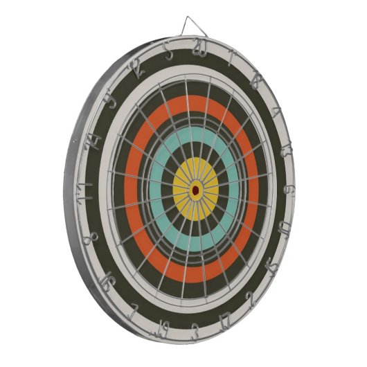 Benutzerdefiniertes Rustikales Dartboard Dartscheibe (Vorderseite Links)