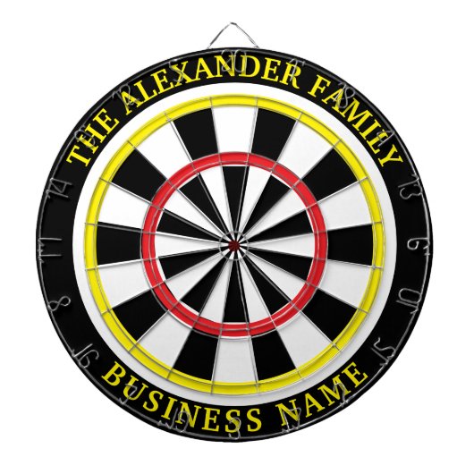 Benutzerdefiniertes Rustikales Dartboard Dartscheibe (vorne)