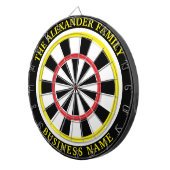 Benutzerdefiniertes Rustikales Dartboard Dartscheibe (Vorderseite rechts)