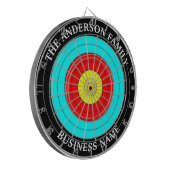 Benutzerdefiniertes Rustikales Dartboard Dartscheibe (Vorderseite Links)