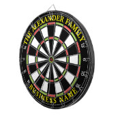 Benutzerdefiniertes Rustikales Dartboard Dartscheibe (Vorderseite rechts)