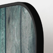 Benutzerdefiniertes rustikales Firmenlogo Dunkles Pickleball Schläger (Linke Seite)