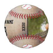 Benutzerdefiniertes Rustikales Foto Baseball (Vorderseite)