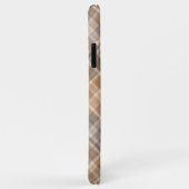 Benutzerdefiniertes rustikales neutrales Beige Kar Case-Mate iPhone Hülle (Hinten/Rechts)