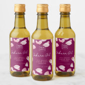 Benutzerdefiniertes Sakura-Öl-Label Weinetikett (Flaschen)