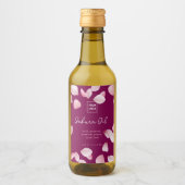 Benutzerdefiniertes Sakura-Öl-Label Weinetikett (Vorderseite)