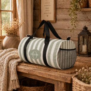 Benutzerdefiniertes Salbeigrün, Personalisierte ge Duffle Bag