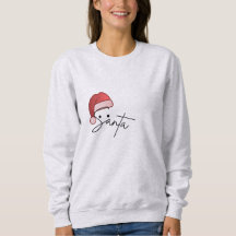 Benutzerdefiniertes Santa-Typografie-Weihnachts-T-