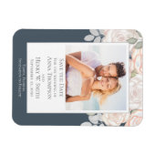 Benutzerdefiniertes Save the Date Hochzeitsfoto Magnet (Horizontal)