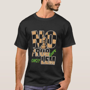 Benutzerdefiniertes Schach-Design Herren T-Shirt
