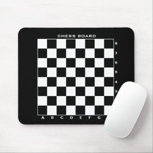 Benutzerdefiniertes Schachbrett mit Zahlen und Buc Mousepad