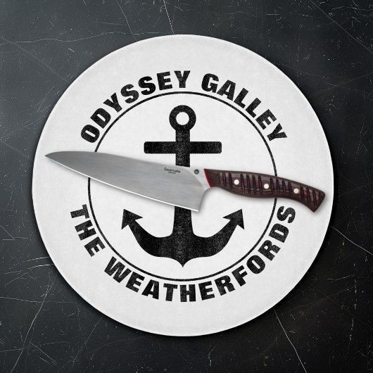 Benutzerdefiniertes Schiff und Familienname für de Schneidebrett