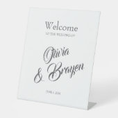 Benutzerdefiniertes Schild für das Pedestal - Eleg (Vorderseite)