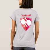 Benutzerdefiniertes Schild-Logo-T-Shirt: U kann al T-Shirt (Rückseite)