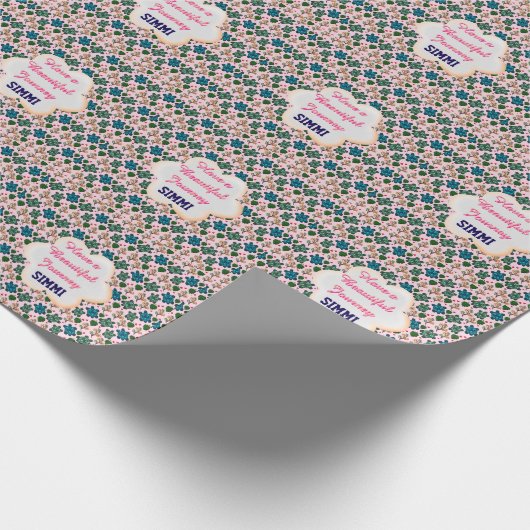 Benutzerdefiniertes Schildkrötenmuster Geschenkpapier (Ecke)