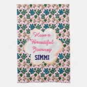 Benutzerdefiniertes Schildkrötenmuster Geschirrtuch (Vertikal)