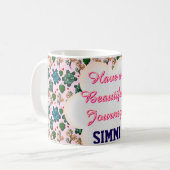 Benutzerdefiniertes Schildkrötenmuster Kaffeetasse (Vorderseite Links)