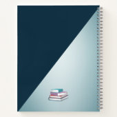 Benutzerdefiniertes, schlichtes Notebook Notizblock (Rückseite)