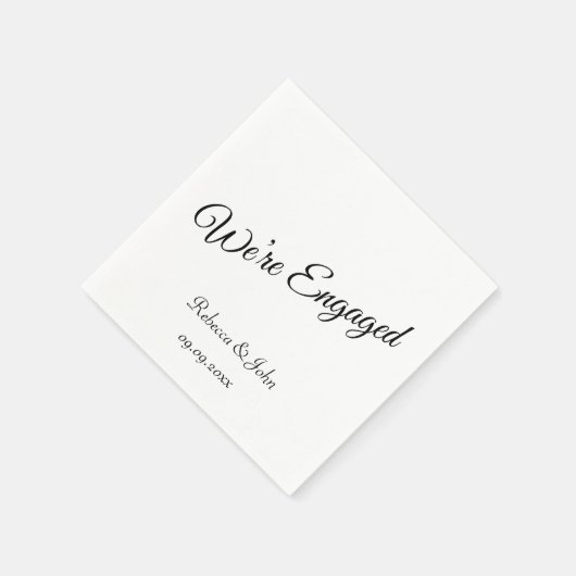 Benutzerdefiniertes Schlichtes Skriptanwendungspap Serviette (Ecke)