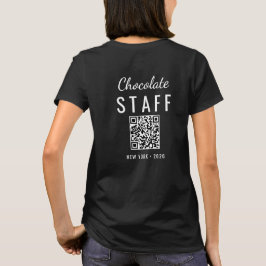 Benutzerdefiniertes Schokoladenfestival-Event-Logo T-Shirt