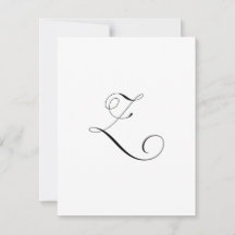 Benutzerdefiniertes Schriftmonogramm "Z"