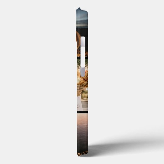 Benutzerdefiniertes Schwarz-3-Foto Case-Mate iPhone Hülle (Rückseite / Links)