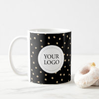 Benutzerdefiniertes Schwarz-Gold-Muster-Business-L