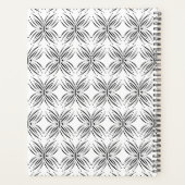 Benutzerdefiniertes Schwarz-weißes Design des Schm Planer (Rückseite)