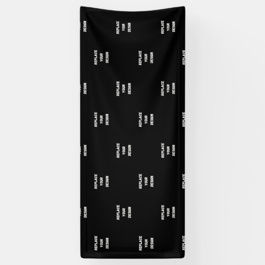 Benutzerdefiniertes Schwarzes Design Hinzufügen vo Banner (Vertikal)