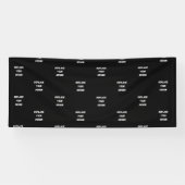 Benutzerdefiniertes Schwarzes Design Hinzufügen vo Banner (Horizontal)