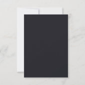 Benutzerdefiniertes schwarzes einfaches Design Fot (Rückseite)