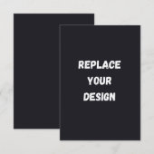 Benutzerdefiniertes schwarzes einfaches Design Fot (Vorne/Hinten)