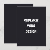 Benutzerdefiniertes schwarzes einfaches Design Fot (Vorne/Hinten)