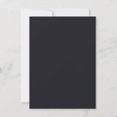 Benutzerdefiniertes schwarzes einfaches Design Fot (Rückseite)