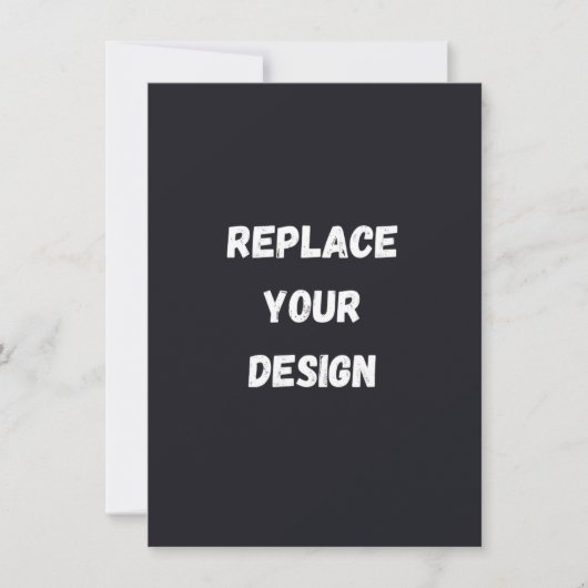 Benutzerdefiniertes schwarzes einfaches Design Fot (Vorderseite)